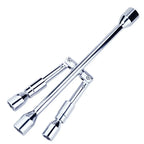 Car Repair Wheel Nut Socket Folding Cross Wrench Spanner Hand Tool Car Repair Tyre Remover Mounting 17 19 21 23mm Hex Socket