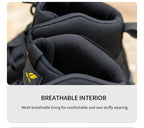 Mens Safety Shoes With Steel Toe Waterproof Boots Puncture Proof Anti-smash Mens Outdoor Work Sneakers Construction Work Shoes