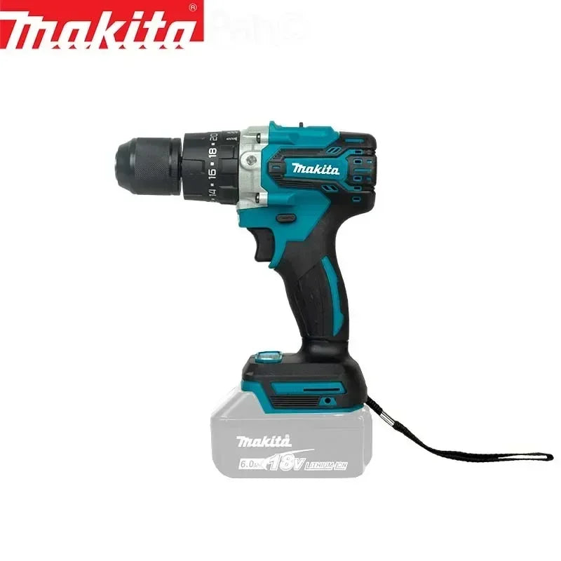 MAKITA 18V lithium electric rechargeable hand drill DDF487 13mm without charger and battery