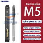 DESKAR Numerical Control Straight Groove Anti-seismic With Screw Tip Tap M3/M4/M5/M6/M8/M10/M12 Anti Shake Drill Bit at The Tips