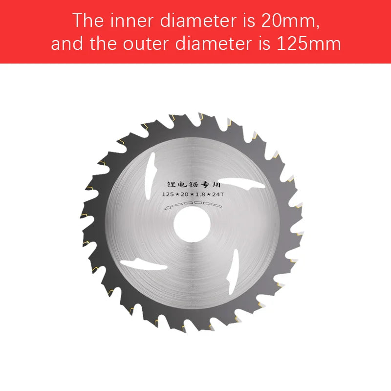 Electric Goddess 5in Brushless Electric Circular Saw ﻿For Dewalt 20V Battery ﻿Cordless 1000W Handheld Woodwork Saw Power Tool ﻿