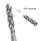 DESKAR Numerical Control Straight Groove Anti-seismic With Screw Tip Tap M3/M4/M5/M6/M8/M10/M12 Anti Shake Drill Bit at The Tips