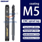 DESKAR Numerical Control Straight Groove Anti-seismic With Screw Tip Tap M3/M4/M5/M6/M8/M10/M12 Anti Shake Drill Bit at The Tips