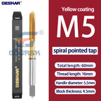 DESKAR Numerical Control Straight Groove Anti-seismic With Screw Tip Tap M3/M4/M5/M6/M8/M10/M12 Anti Shake Drill Bit at The Tips