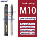 DESKAR Numerical Control Straight Groove Anti-seismic With Screw Tip Tap M3/M4/M5/M6/M8/M10/M12 Anti Shake Drill Bit at The Tips
