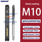 DESKAR Numerical Control Straight Groove Anti-seismic With Screw Tip Tap M3/M4/M5/M6/M8/M10/M12 Anti Shake Drill Bit at The Tips